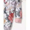 Body estampado floral y lazo