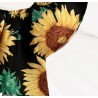 Top de girasol y jean